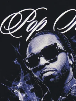 Cropp Koszulki*Koszulka Pop Smoke czarny