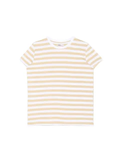 Cropp Koszulki, Topy*Koszulka w paski beżowy
