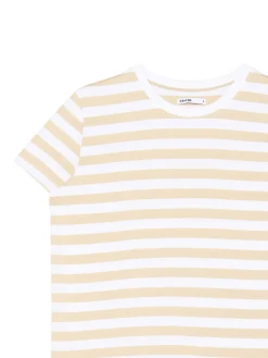 Cropp Koszulki, Topy*Koszulka w paski beżowy