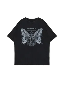 Cropp Unisex|Unisex*Koszulka z motylem UNISEX szary