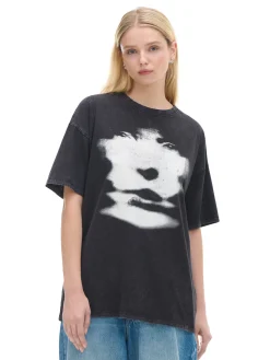 Cropp Unisex|Unisex*Koszulka z motywem twarzy UNISEX czarny