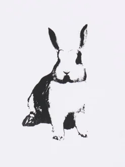 Cropp Koszulki, Topy*Koszulka z nadrukiem królika biały