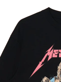 Cropp Koszulki*Koszulka z nadrukiem Metallica czarny