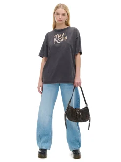 Cropp Unisex|Unisex*Koszulka z nadrukiem po obu stronach UNISEX brązowy