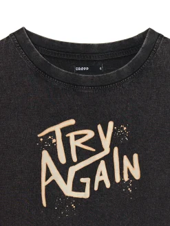 Cropp Unisex|Unisex*Koszulka z nadrukiem po obu stronach UNISEX brązowy