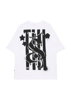 Cropp Koszulki*Koszulka z nadrukiem po obu stronach biały