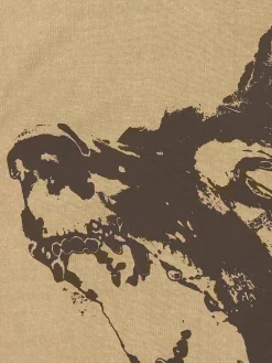 Cropp Unisex|Unisex*Koszulka z nadrukiem psa UNISEX brązowy