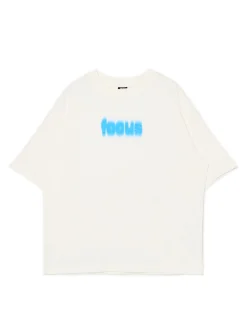 Cropp Koszulki*Koszulka z ozdobnym napisem kremowy