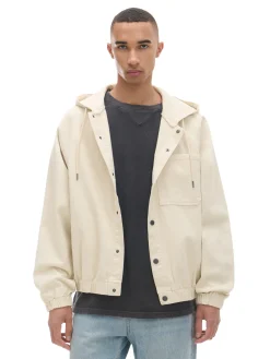 Cropp Kurtki, Płaszcze|Denim*Kremowa bawełniana katanka beżowy