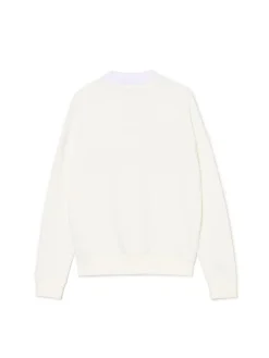 Cropp Bluzy*Kremowa bluza z kołnierzykiem kremowy