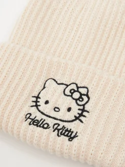 Cropp Czapki*Kremowa czapka beanie Hello Kitty kremowy