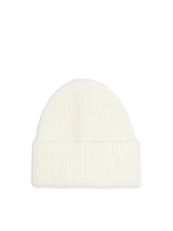 Cropp Czapki*Kremowa czapka z domieszką wełny kremowy
