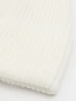 Cropp Czapki*Kremowa czapka z domieszką wełny kremowy