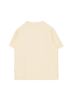 Cropp Koszulki*Kremowa koszulka z naszywką kremowy
