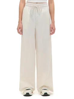 Cropp Spodnie|Sety*Kremowe spodnie baggy z wysokim stanem kremowy