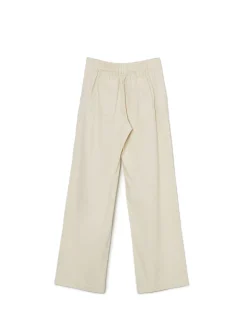 Cropp Spodnie*Kremowe spodnie straight kremowy