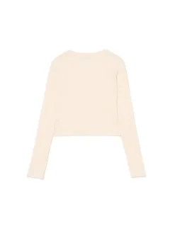 Cropp Swetry*kardigan z guzikami kremowy