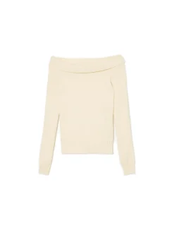 Cropp Swetry*sweter typu carmen kremowy