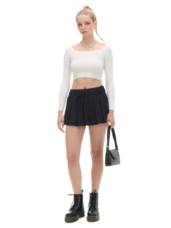 Cropp Swetry*sweter z odkrytymi ramionami kremowy