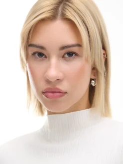 Cropp Swetry*sweter z półgolfem kremowy