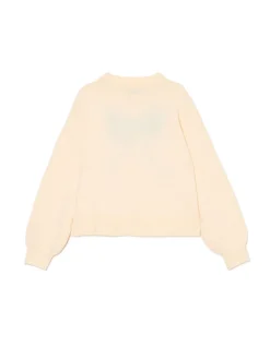 Cropp Swetry*sweter ze wstążką kremowy