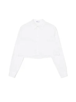 Cropp Koszule, Bluzki*Krótka biała koszula biały