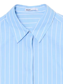 Cropp Koszule, Bluzki*Krótka koszula w paski niebieski