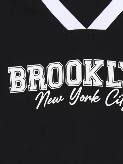 Cropp Koszulki, Topy*Krótka koszulka z napisami czarny