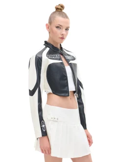 Cropp Kurtki, Płaszcze*Krótka kurtka w stylu racing czarny