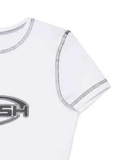 Cropp Koszulki, Topy*Krótki T-shirt biały