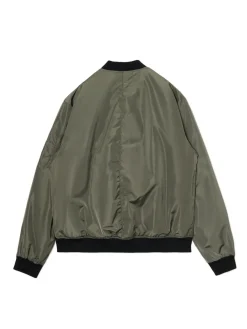 Cropp Kurtki, Płaszcze*Kurtka bomberka z kieszenią na rękawie zielony