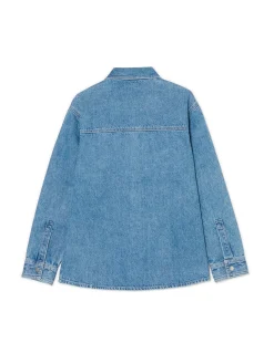 Cropp Kurtki, Płaszcze*Kurtka jeansowa z efektem sprania niebieski