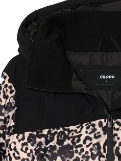 Cropp Kurtki, Płaszcze*Kurtka puffer w panterkę wielobarwny