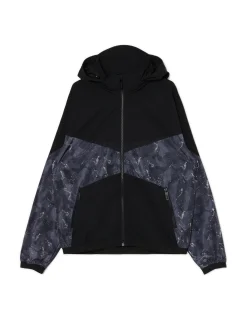 Cropp Kurtki, Płaszcze*Kurtka z chowanym kapturem i nadrukiem czarny