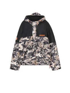 Cropp Kurtki Zimowe|Kurtki, Płaszcze*Kurtka z kapturem z jesiennym motywem beżowy