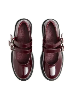 Cropp Półbuty*Lakierowane półbuty Mary Jane kasztanowy