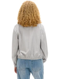 Cropp Kurtki, Płaszcze*Lekka szara bomberka jasnyszary