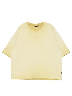 Cropp Koszulki*Luźna koszulka z efektem sprania zielony