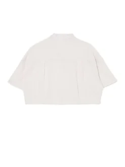 Cropp Koszule, Bluzki*Luźna kremowa koszula crop kremowy