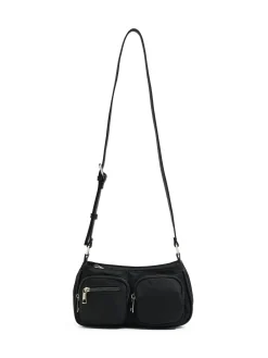 Cropp Torby, Plecaki*Mała czarna torebka crossbody czarny