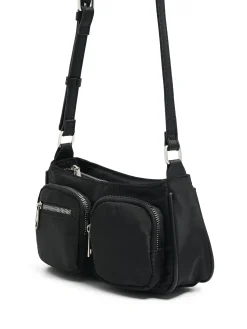 Cropp Torby, Plecaki*Mała czarna torebka crossbody czarny