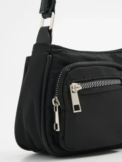 Cropp Torby, Plecaki*Mała czarna torebka crossbody czarny
