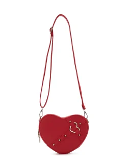 Cropp Torby, Plecaki*Mała torebka w kształcie serca czerwony