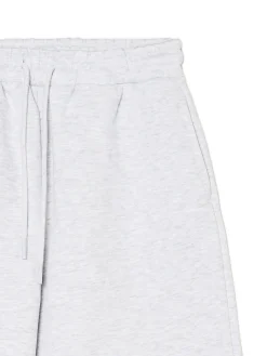 Cropp Spodnie*Melanżowe dresowe joggery jasnyszary