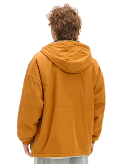 Cropp Kurtki, Płaszcze*Miodowa kurtka basic z kapturem brązowy