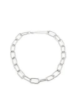 Cropp Biżuteria*Naszyjnik-łańcuch w kolorze m srebrny