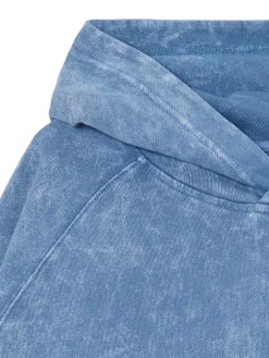 Cropp Bluzy|Unisex*Niebieska bluza oversize z kapturem UNISEX niebieski