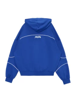 Cropp Bluzy*Niebieska bluza z kapturem Baltic Games niebieski