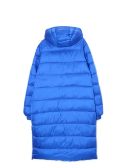 Cropp Kurtki, Płaszcze*płaszcz puffer z kapturem niebieski