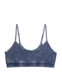 Cropp Bielizna*Niebieski stanik sportowy granatowy